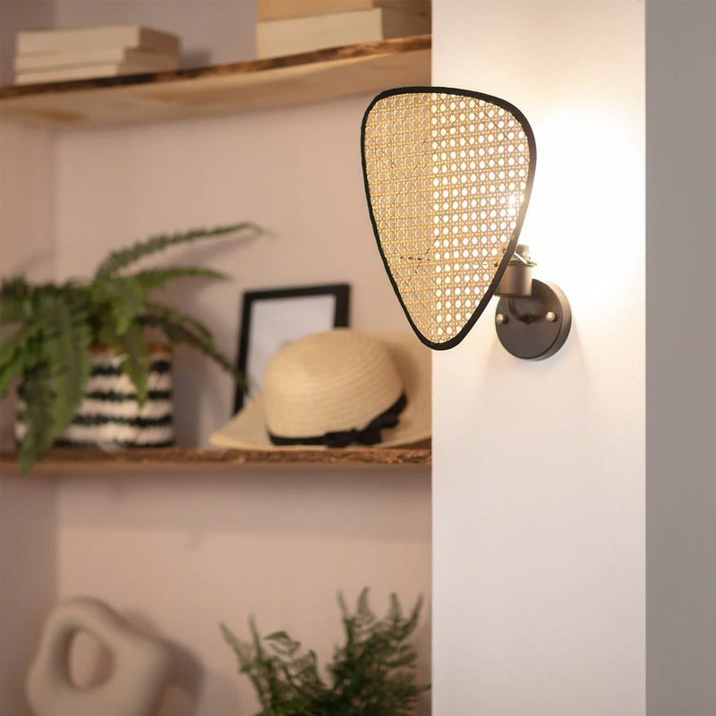 TECHBREY Applique murale en rotin Palm