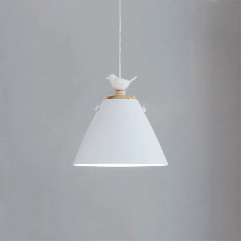 suspension nordique design oiseau luminaires pour escalier