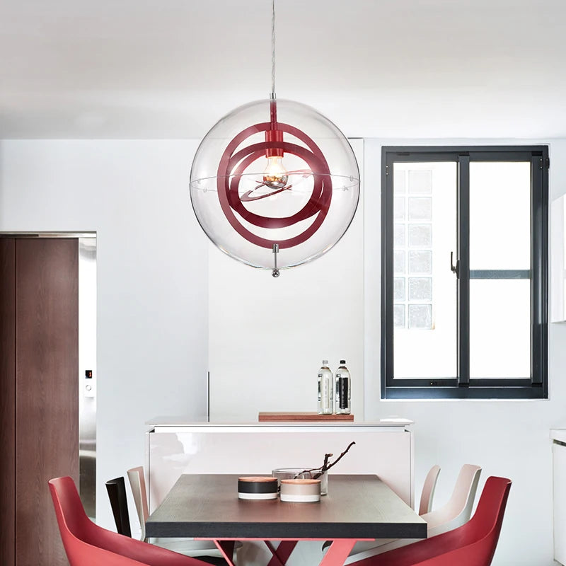 lustre étoile en verre design nordique personnalisé pour intérieur moderne