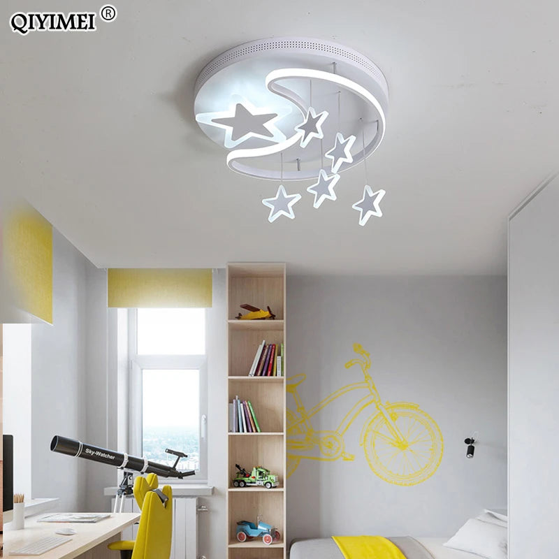 lustre led en acrylique avec base en fer dimmable