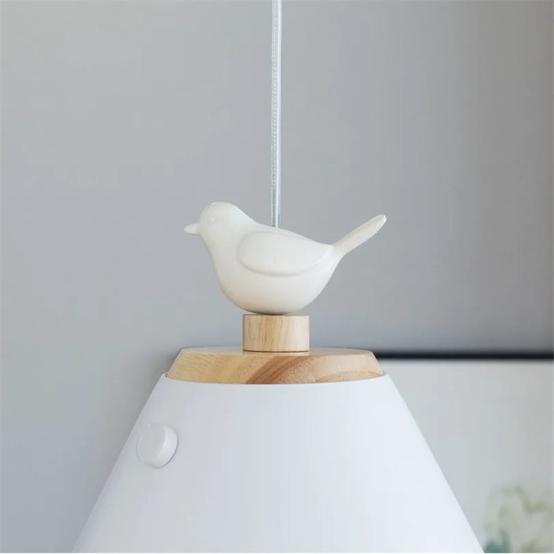 suspension nordique design oiseau luminaires pour escalier