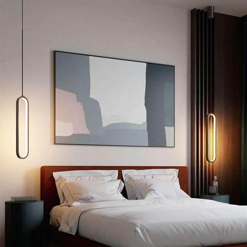 Suspension LED nordique minimaliste Art design