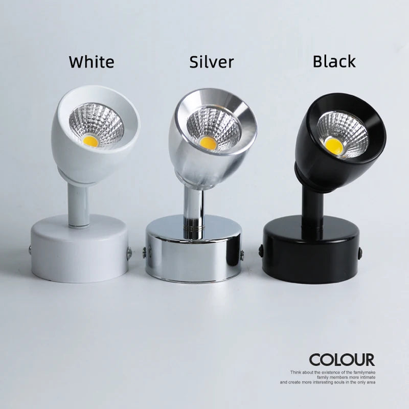 spot led encastrable réglable monté en surface