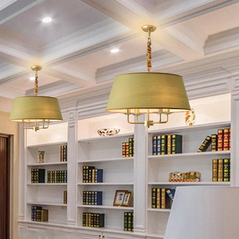 luminaire suspendu led style rétro américain pour salon moderne