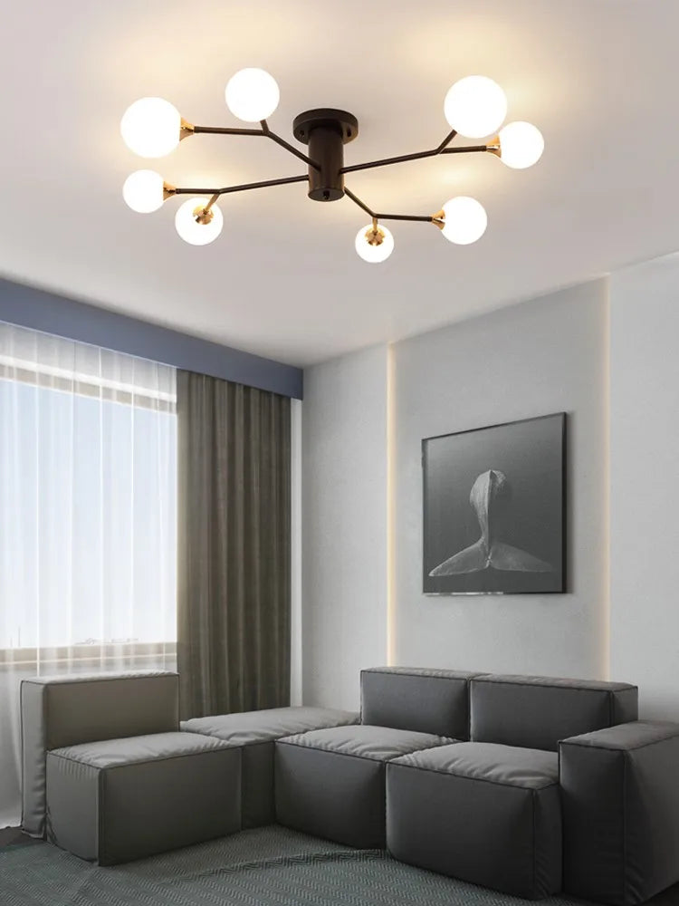plafonniers modernes simples décoration nordique luminaire créatif