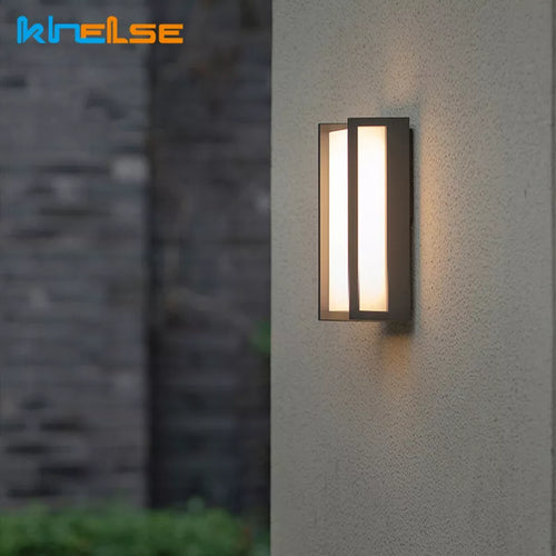 applique murale led extérieure imperméable en aluminium décorative