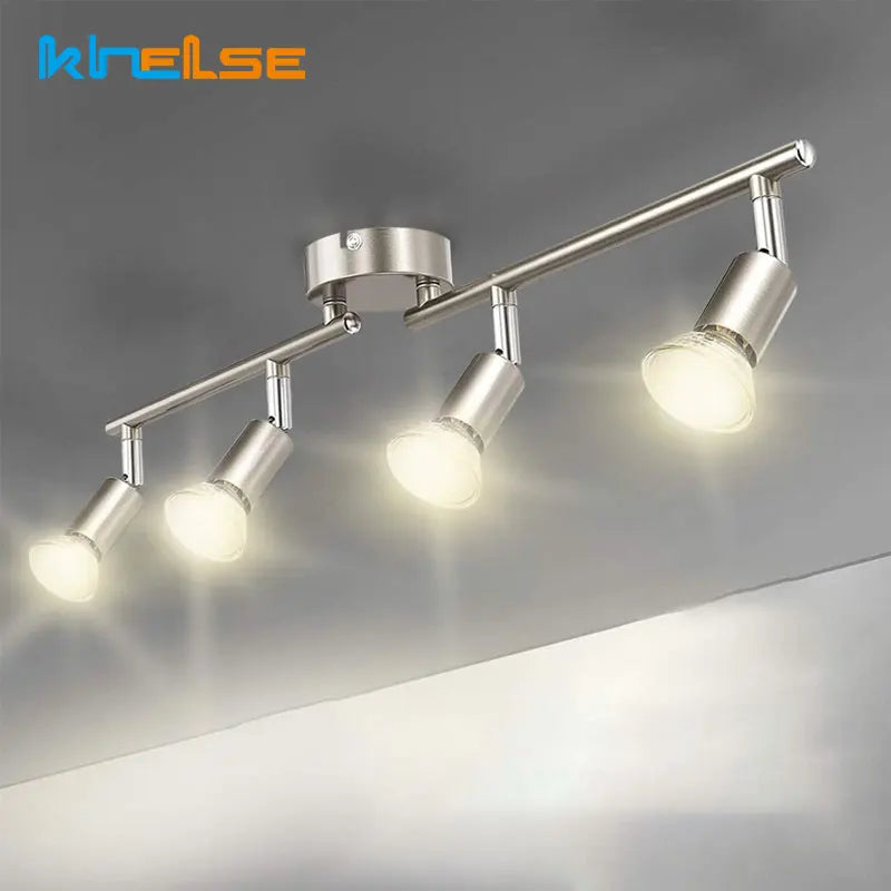 plafonniers rotatifs angle réglable avec ampoule led pour éclairage spot