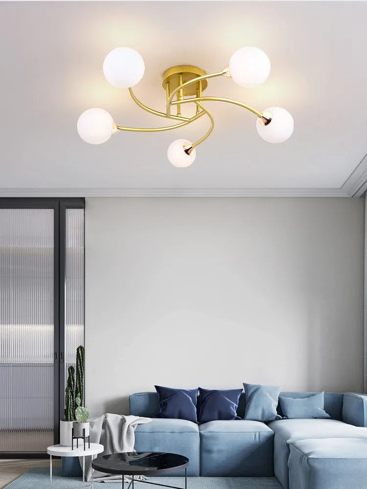 plafonniers modernes simples décoration nordique luminaire créatif