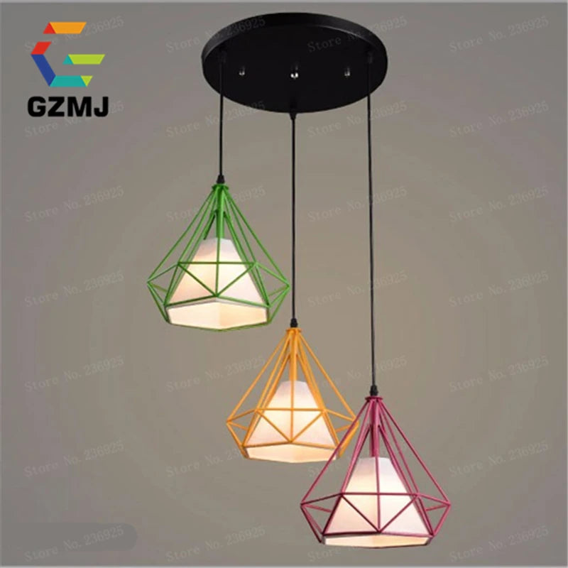 suspension vintage loft industriel style campagnard américain