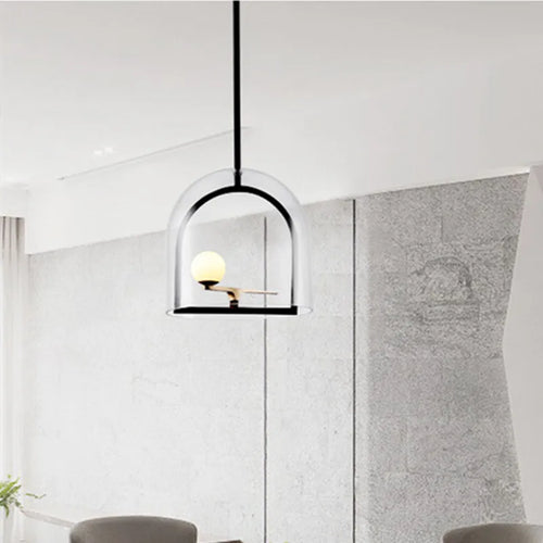 suspension oiseau minimaliste géométrique design créatif et moderne