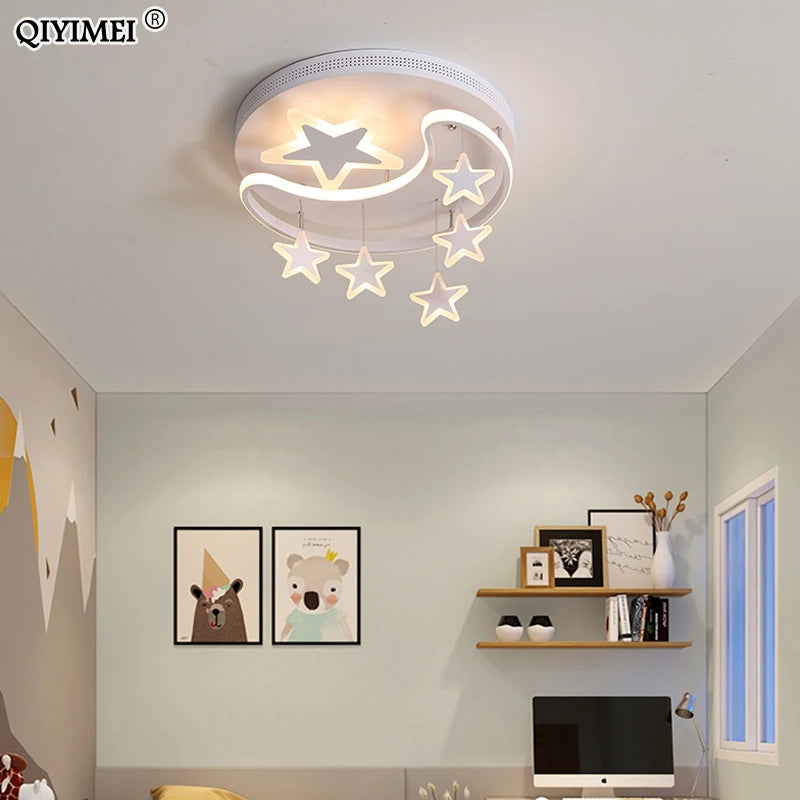 lustre led en acrylique avec base en fer dimmable