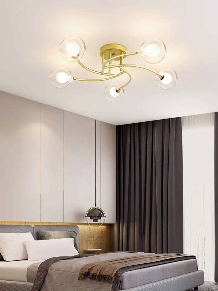 plafonniers modernes simples décoration nordique luminaire créatif