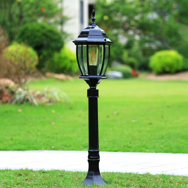 lampe de jardin rétro européenne étanche pour extérieur