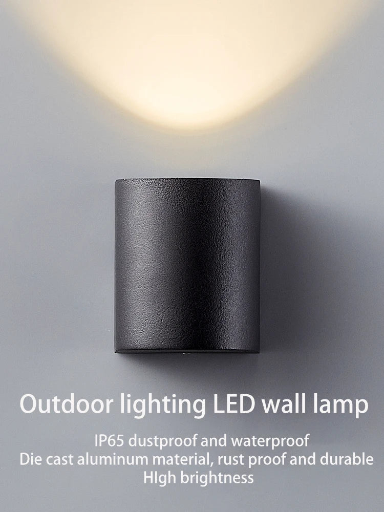 applique murale led étanche pour jardin et intérieur