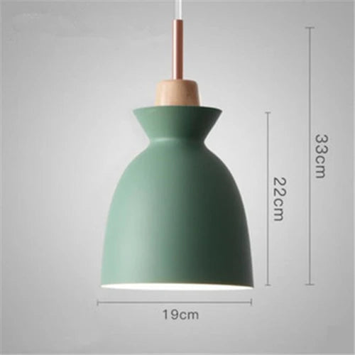 Suspension design moderne à LED de couleur Lampes