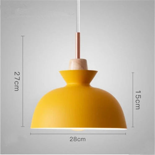 Suspension design moderne à LED de couleur Lampes