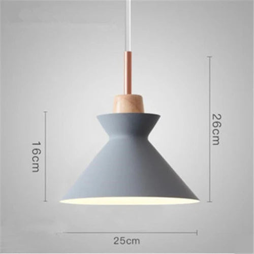 Suspension design moderne à LED de couleur Lampes