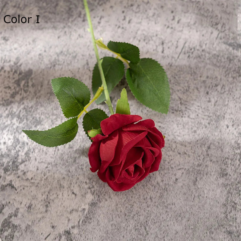 bouquet de fleurs artificielles en soie pour mariage et décoration