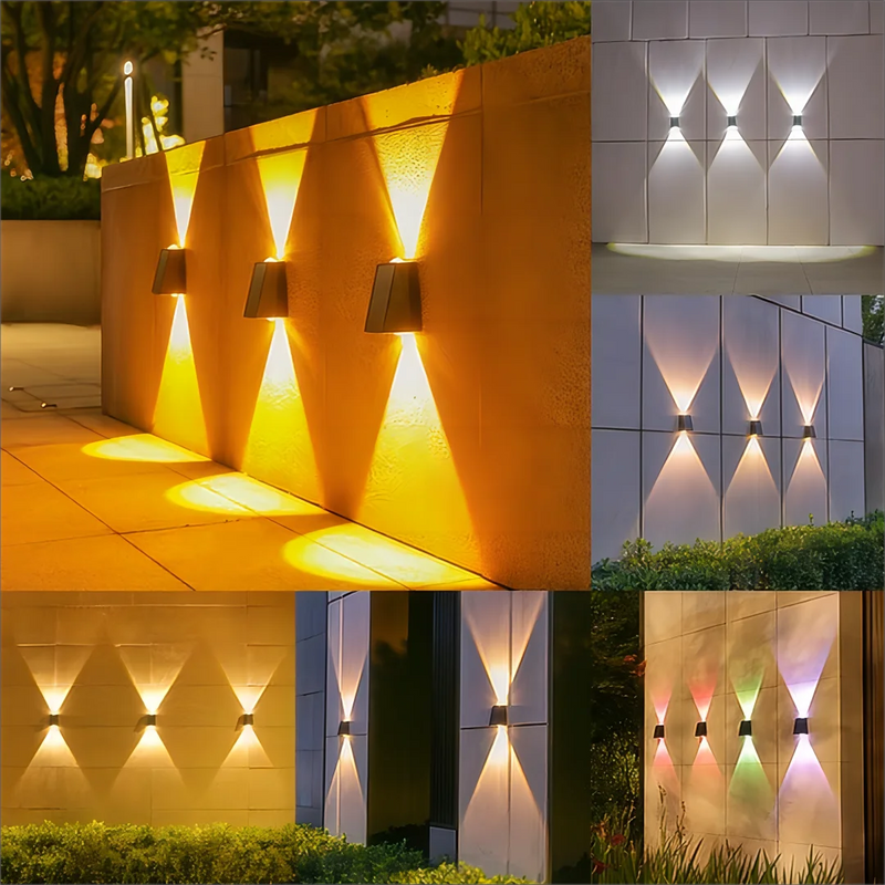 applique murale solaire pour jardin éclairage extérieur décoratif
