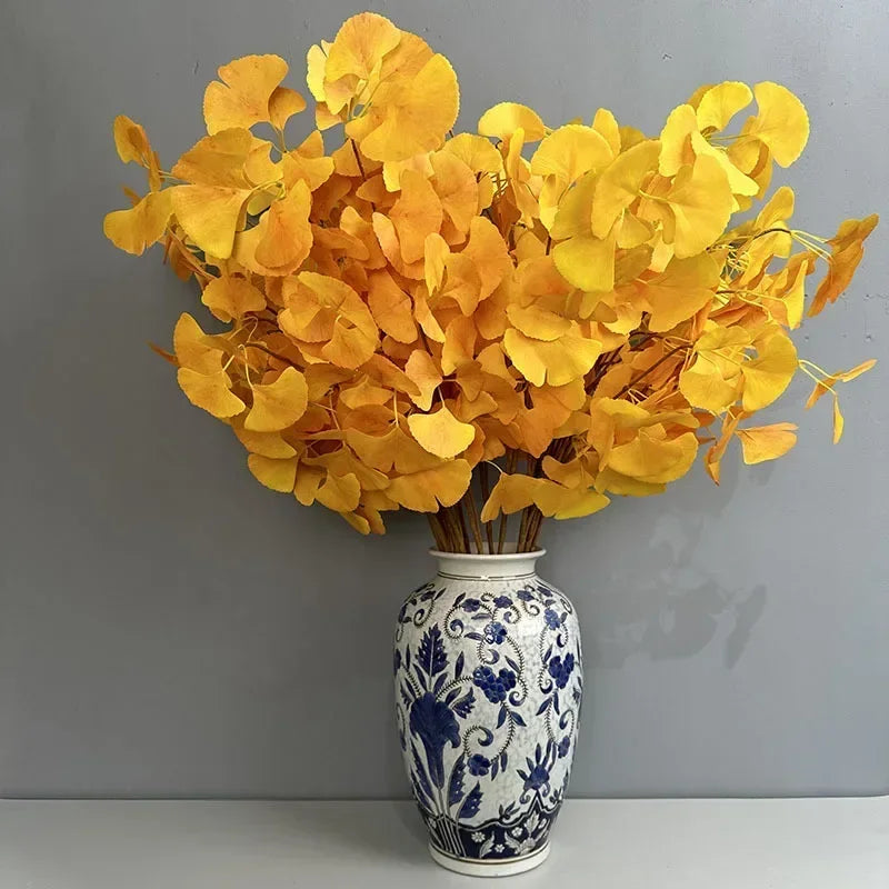 plante décorative ginkgo artificielle à trois fourches pour extérieur