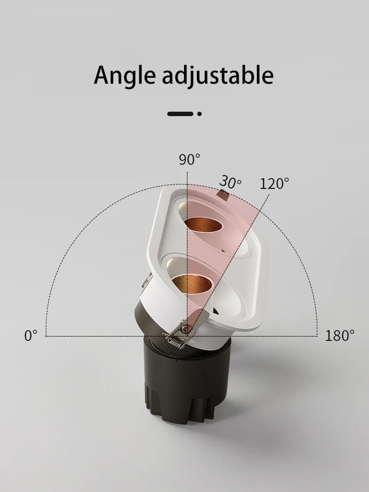 projecteurs led smart downlight réglable zigbee tuya triac