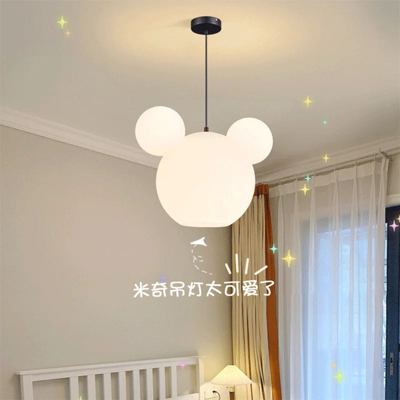 lampe nordique de luxe minimaliste mickey pour enfants