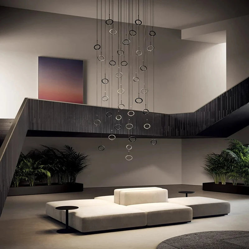 suspension anneau réglable 4000k art déco