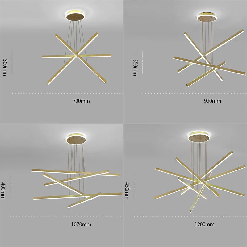 plafonnier led en aluminium design décoratif