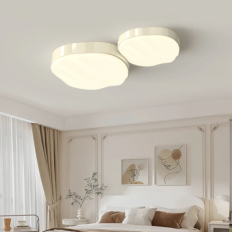 Plafonnier design moderne à leds brillant protection des yeux décoratif