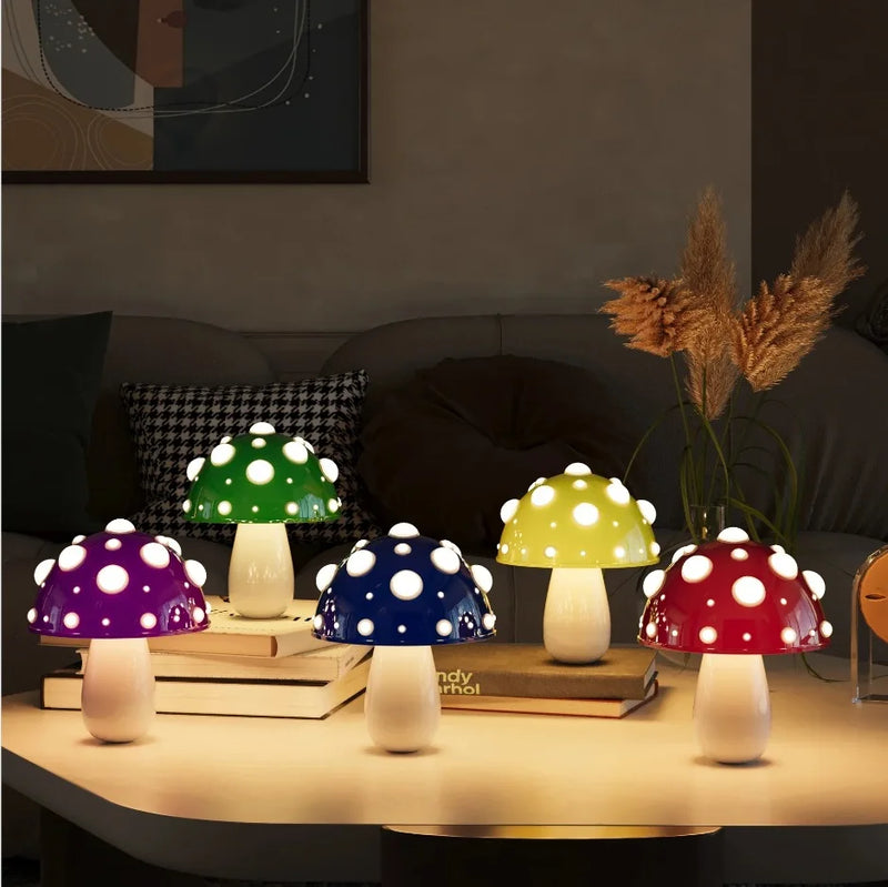 Lampe de Table LED en forme de champignon