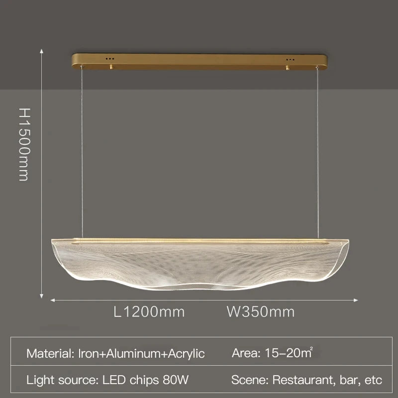 lustre led nordique moderne créatif pour restaurant et bureau