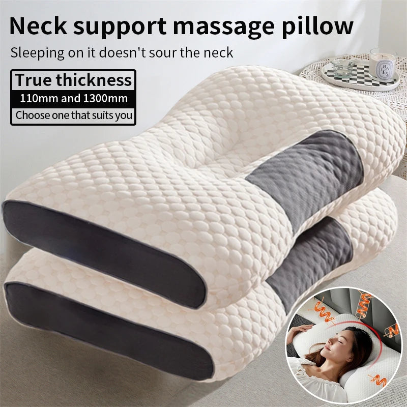 oreiller cervical orthopédique en fibre de soja pour un sommeil réparateur