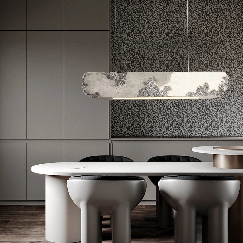 lustre minimaliste nordique wabi-sabi led pour restaurant bar