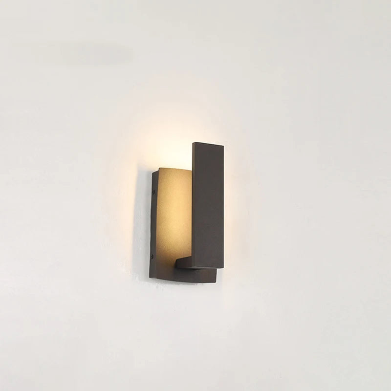 applique murale extérieure étanche moderne en aluminium pour balcon