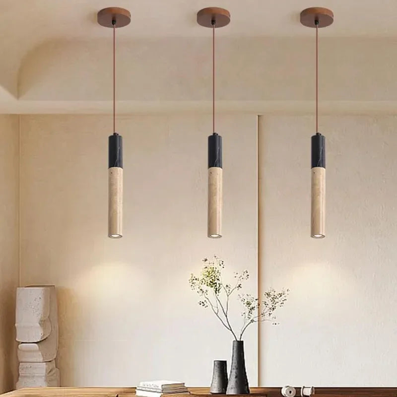 Art Designer pierre Restaurant suspension lampe de chevet salon salle à manger lampe cordon réglable marbre naturel haut de gamme