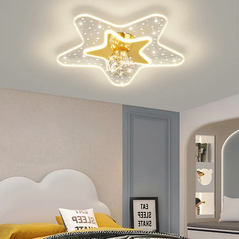 plafonnier ciel étoilé moderne pour chambre d'enfant