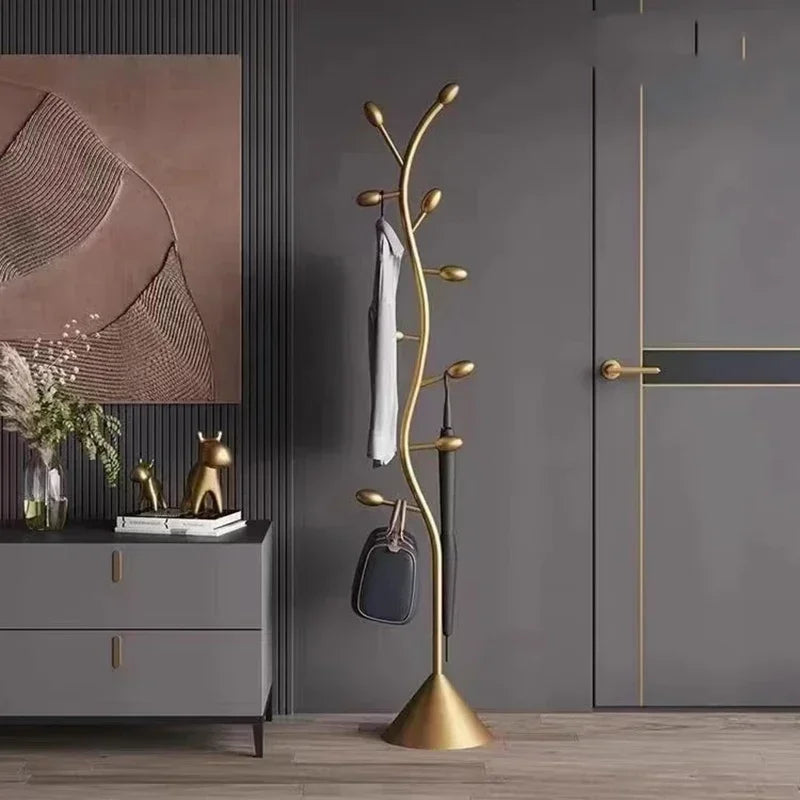 etagère moderne pour vêtements au style industriel élégant