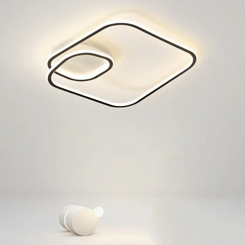 LED moderne Simple plafonnier allée Lustre pour salon salle à manger étude chambre décoration de la maison intérieur luminaire Lustre