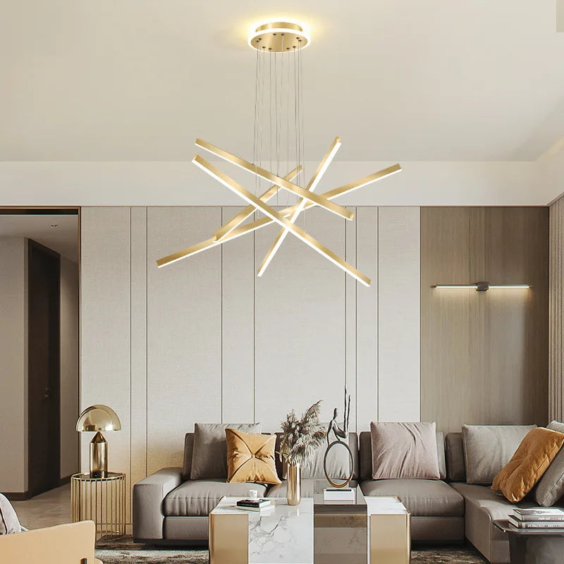 plafonnier led en aluminium design décoratif
