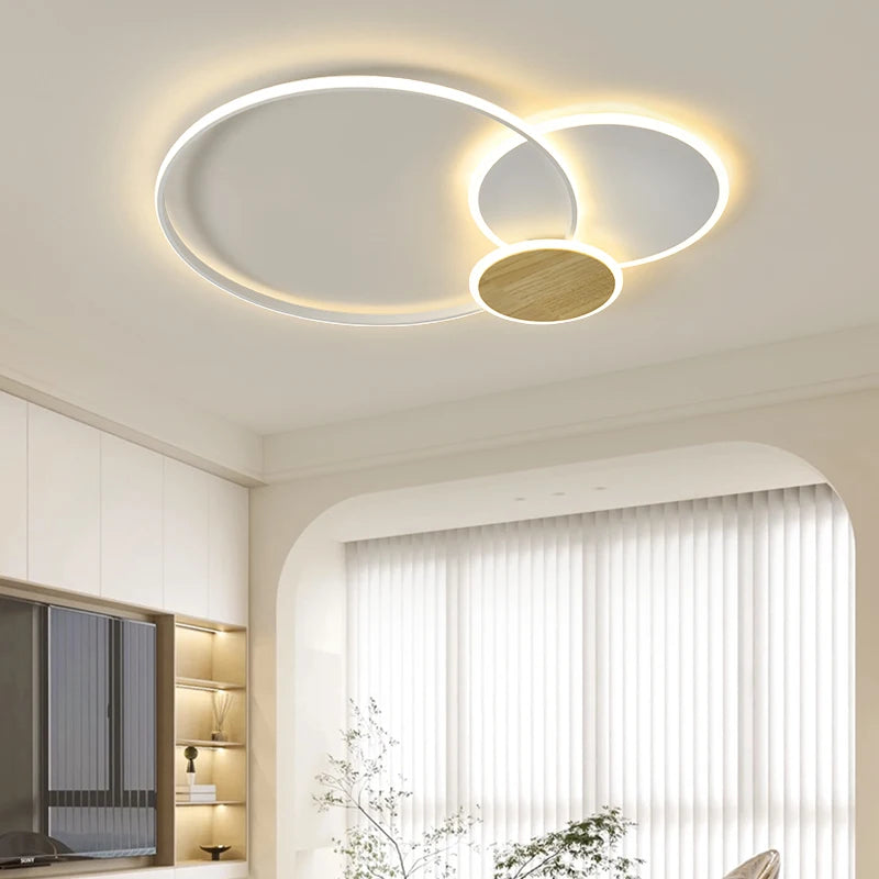 lustre led moderne en acrylique pour éclairage intérieur