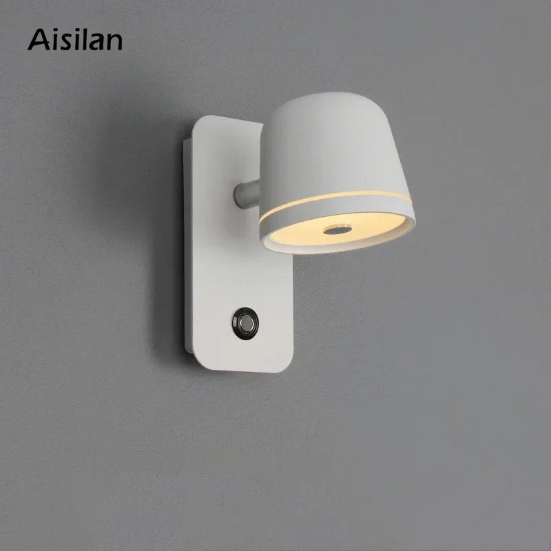 applique murale led aisilan à intensité variable et rotation 3-cct