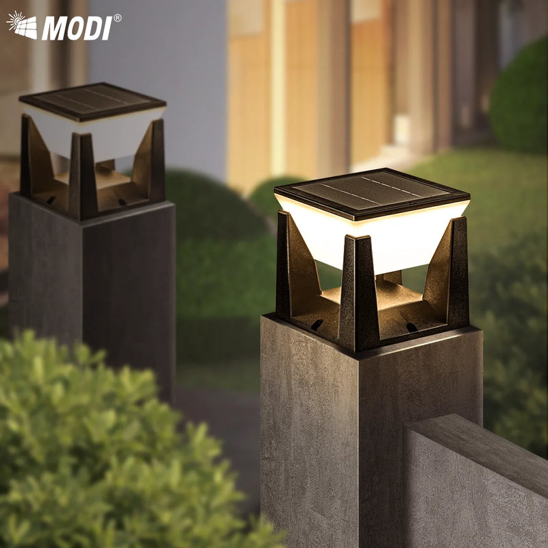 lampadaire solaire étanche pour éclairage extérieur jardin et allée