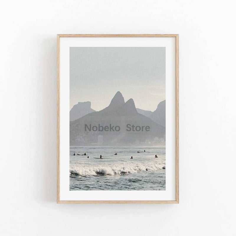 affiches de paysage de rio de janeiro art mural décoratif