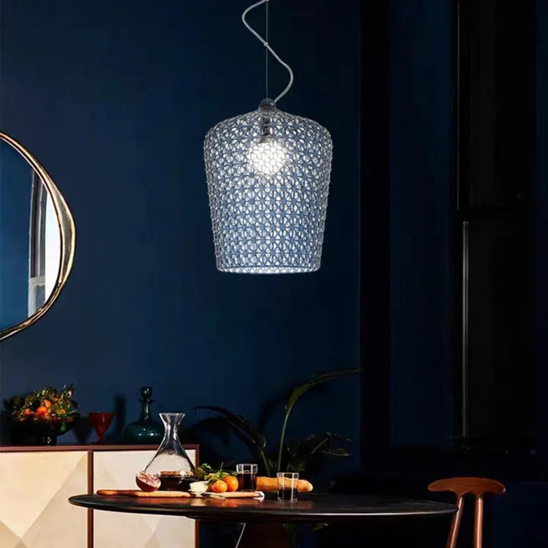 lustre suspendu à led en acrylique design nordique pour éclairage intérieur