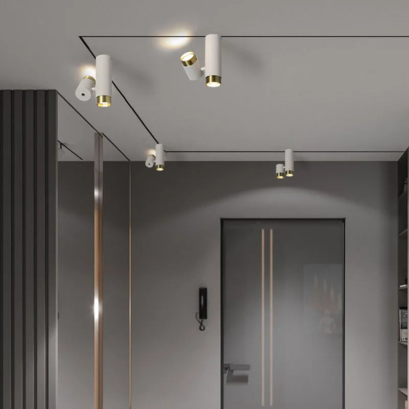 plafonnier led rotatif décoration atmosphère deux leds