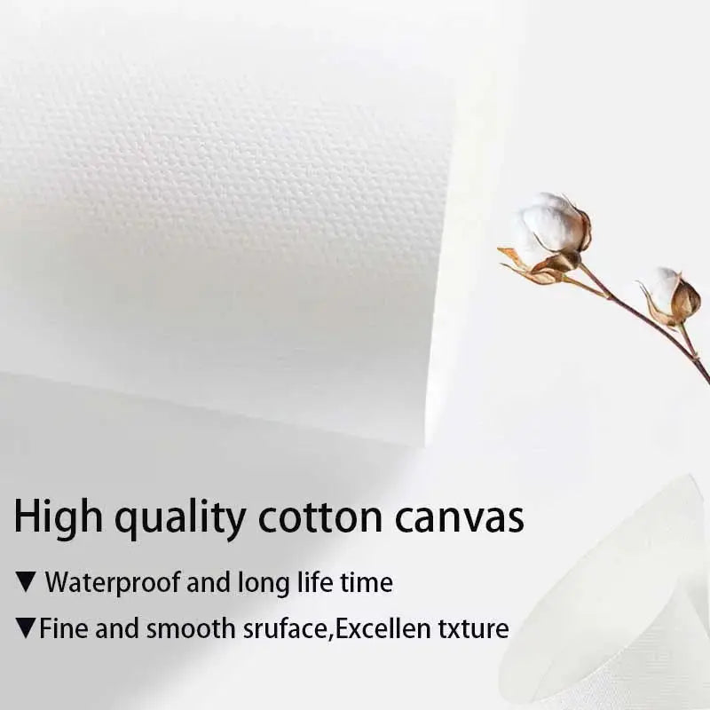 art mural boho abstrait feuilles lune et fleurs décorations murales