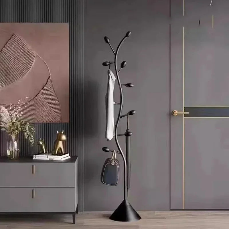 etagère moderne pour vêtements au style industriel élégant