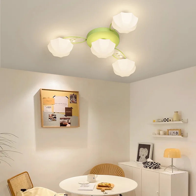 Plafonnier de Style Français Moderne Salon Salle à Manger Crème Chambre Restaurant Décor Créatif Luminaires Artistiques