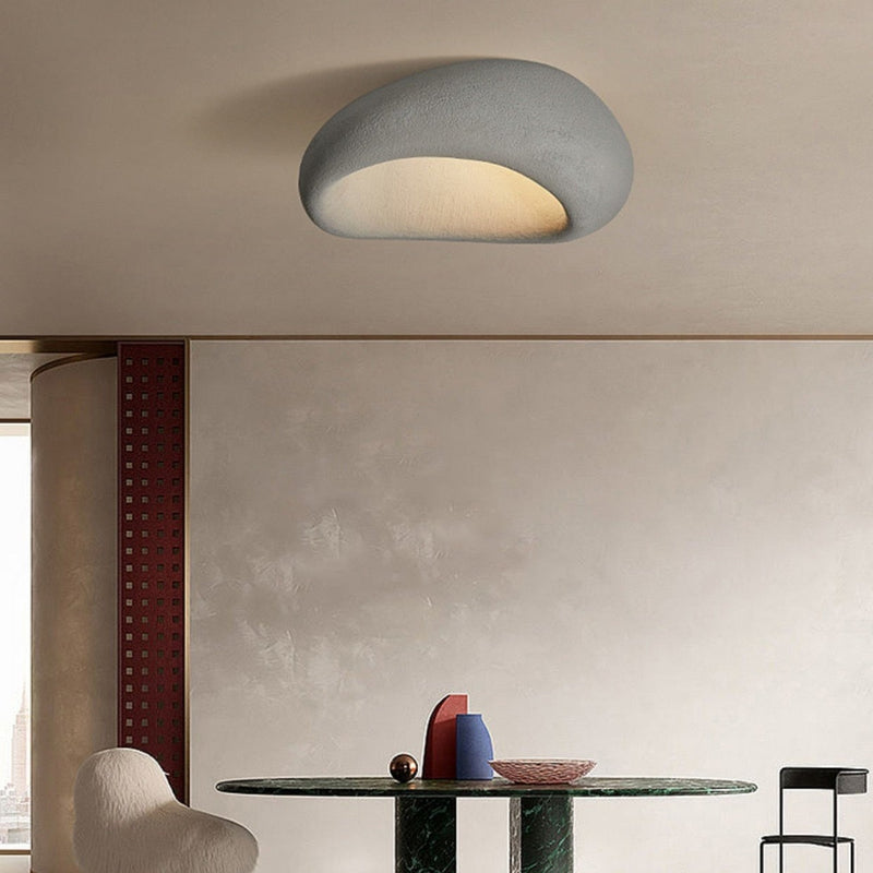 Plafonnier design incurvé style japonais Akane