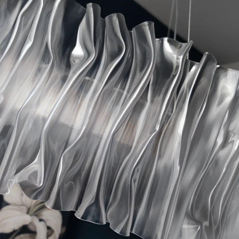 lustre acrylique pétale design italien nordique moderne éclairage art